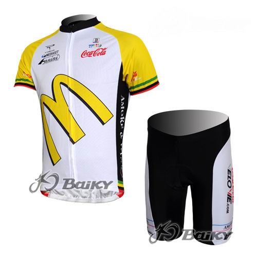 McDonald Legea amarillo Maillot mangas cortas